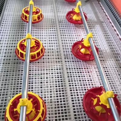 750w Geflügelfarm-Ausrüstung Broiler-Fütterungsausrüstung 4 Wanne/3m 3 Wanne/3m