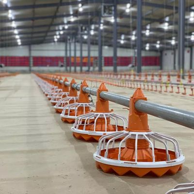 Durchmesser 45 mm Geflügelfarm-Ausrüstungs-Zufuhrrohr aus verzinktem Stahl für Broiler-Produkte