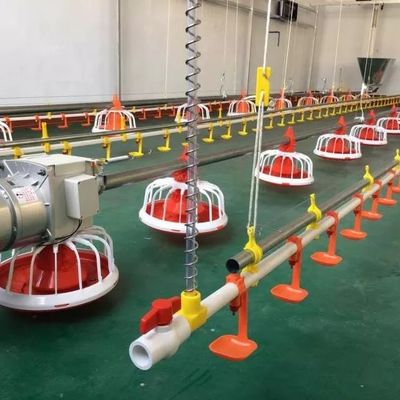 Verzinktes Rohr Geflügelfutterleitung 220 V 380 V Pfannenfütterungssystem