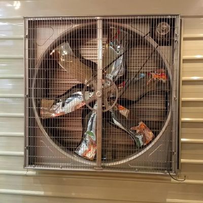 62 * 62 * 40 cm Wandventilator für Molkerei 960 U / min Fallhammersystem